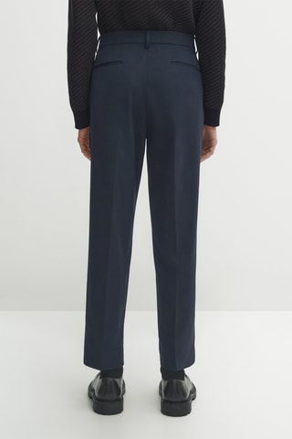 Pantalon en laine - Bleu marine