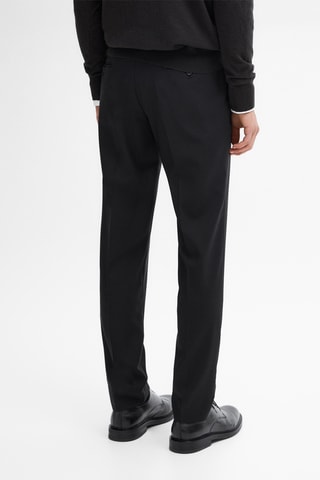 Pantalon de costume en laine - Noir