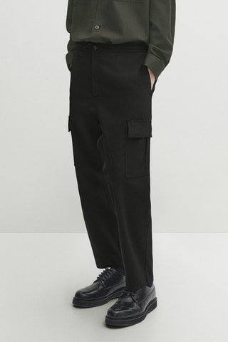 Pantalon cargo - Kaki