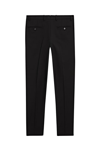 Pantalon de costume en laine - Noir