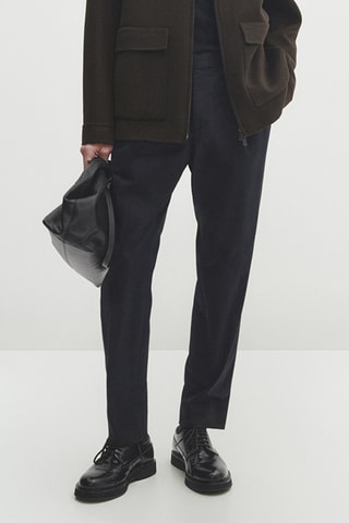 Pantalon de costume - Bleu marine