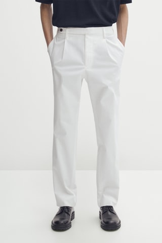 Pantalon de costume - Blanc
