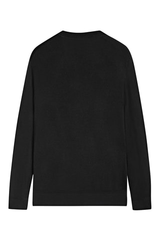 Pull en laine, soie et cachemire - Noir