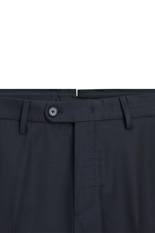 Pantalon de costume en laine - Bleu marine