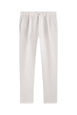 Pantalon en lin - Blanc cassé