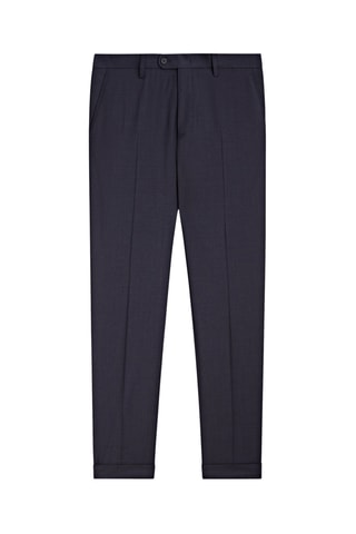 Pantalon de costume en laine - Bleu marine