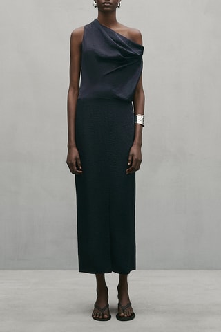Vestido médio - Preto