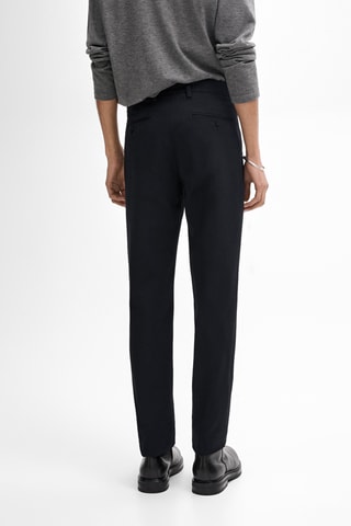 Pantalon slim - Bleu marine