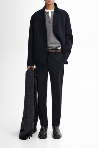 Pantalon slim - Bleu marine
