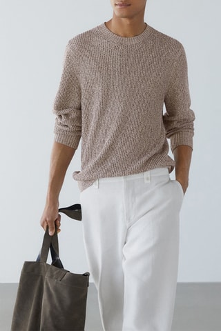 Pull - Beige chiné