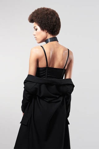 Collier avec laisse Maze - Noir