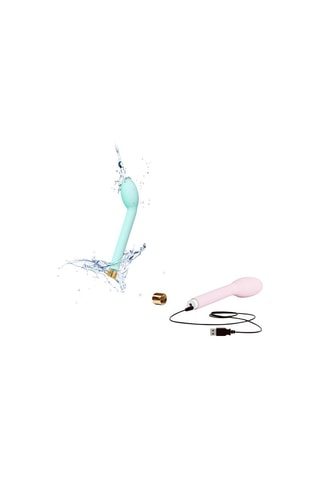 Coffret vibromasseur OMG Enjoy - 14,5 cm - Waterproof - Vert menthe/ manque ingrédients