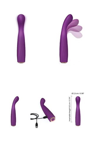 Vibromasseur Feel Me - Violet - 9,5 cm