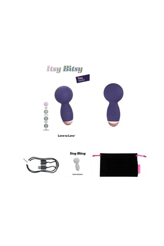 Vibromasseur waterproof Itsy Bitsy - Indigo