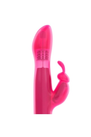 Vibromasseur Va & vient waterproof Furious Rabbit - Rose - 24,5 cm