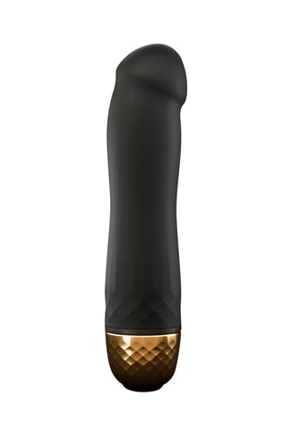 Mini vibromasseur Must - Noir et doré - 12,5 cm
