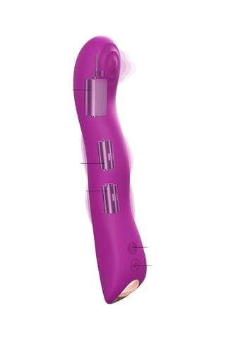 Vibromasseur Swap Violet - 22 cm