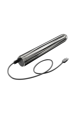 Vibromasseur Silver Star 2.0 Argenté - 19 cm