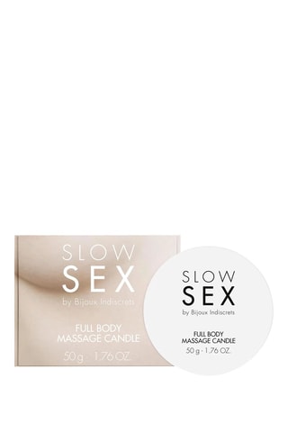 Bougie de massage corps Slow Sex - 50 g