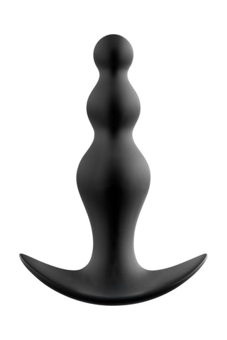 Chaîne anale waterproof Training Beads M - Noir - 11,5 cm
