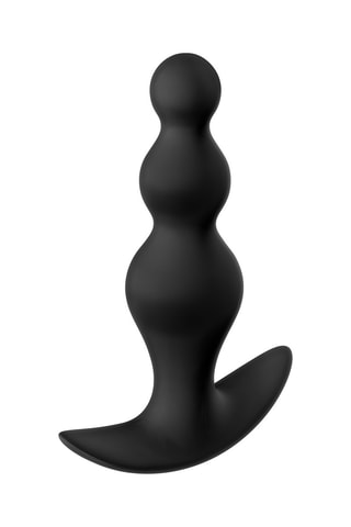 Chaîne anale waterproof Training Beads M - Noir - 11,5 cm