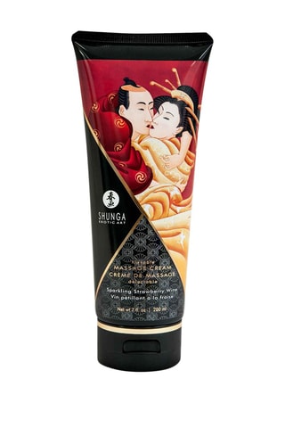 Crème de massage délectable - Vin pétillant à la fraise - 200 ml