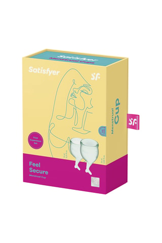 2 coupes menstruelles Feel secure - 15 et 20 ml