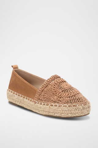 Espadrilles plateformes - Camel