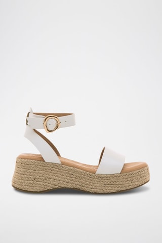 Sandales plateformes Giorgia - Blanc