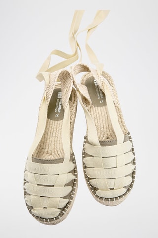 Romeinse Sandalen - Ecru en Grijs