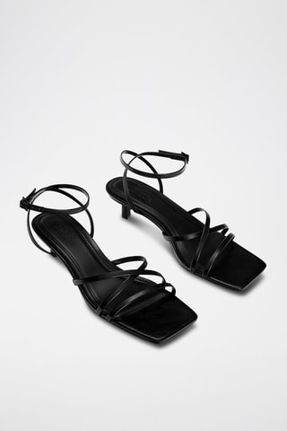 Sandales à talons - Noir