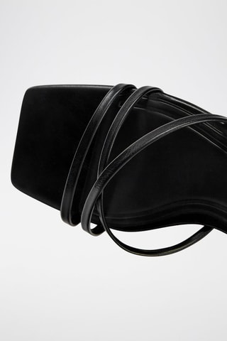 Sandales à talons - Noir