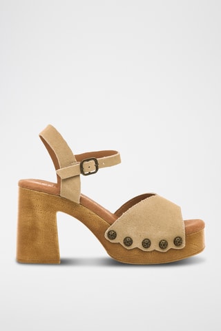 Sandales à talons Coyote - Beige