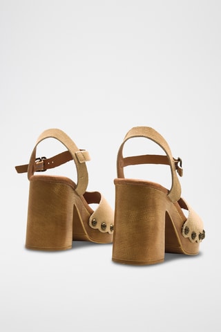 Sandales à talons Coyote - Beige