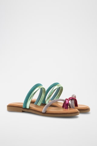 Sandales Alysa - Vert clair et violet