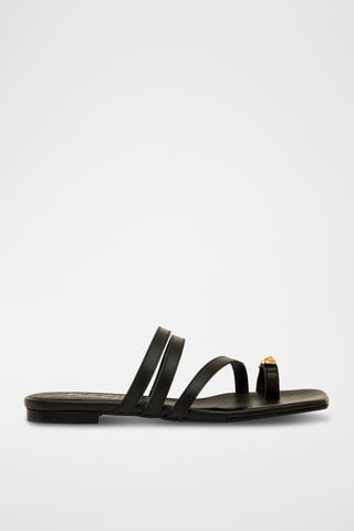 Sandales en cuir Necane - Noir