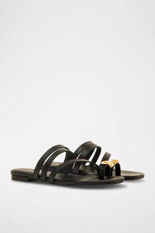 Sandales en cuir Necane - Noir