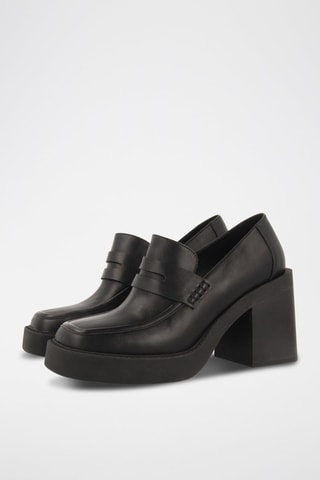 Mocassins à talons - Noir- Gioseppo