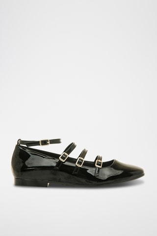 Babies vernis Camille - Noir