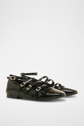 Babies vernis Camille - Noir