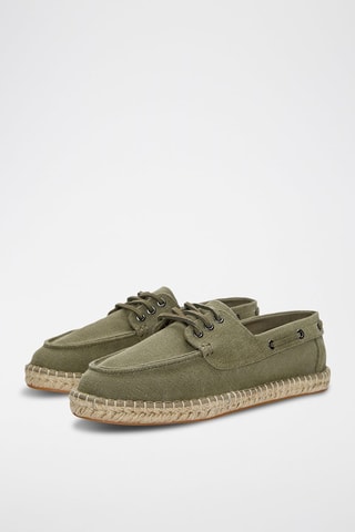 Chaussures bateau - Kaki