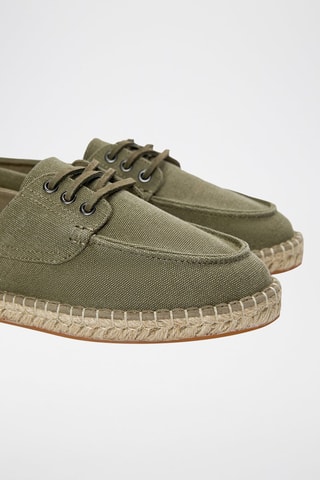 Chaussures bateau - Kaki