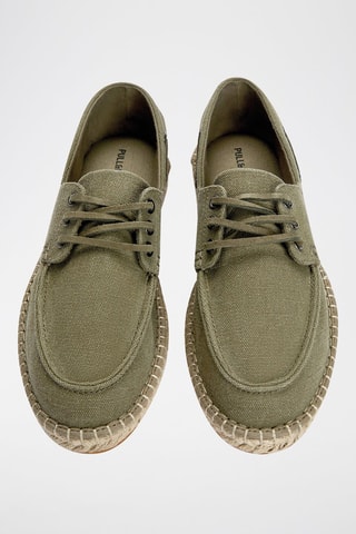 Chaussures bateau - Kaki