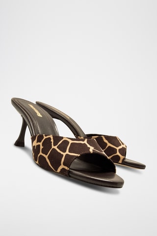 Mules à talons Marta - Marron