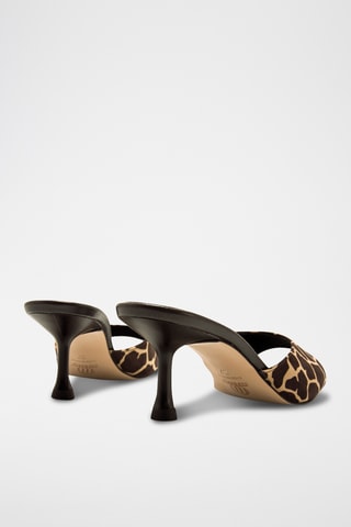 Mules à talons Marta - Marron