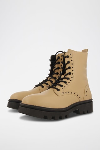 Bottines en cuir - Nude- Gioseppo