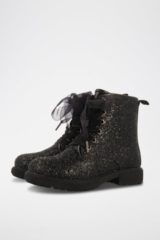 Bottines pailletées - Noir- Gioseppo
