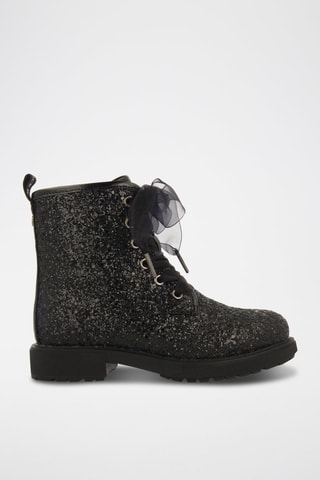 Bottines pailletées - Noir- Gioseppo