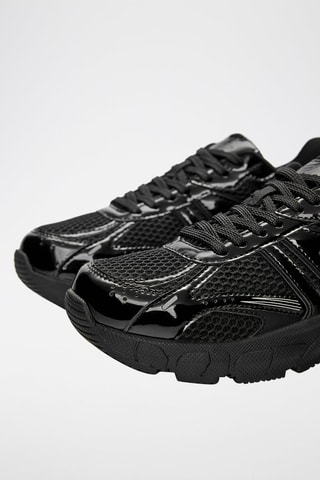 Baskets vernies - Noir