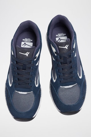 Baskets en nubuck - Bleu